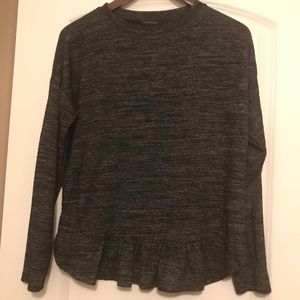 Banana Republic Long Sleeve Ruffle Shirt